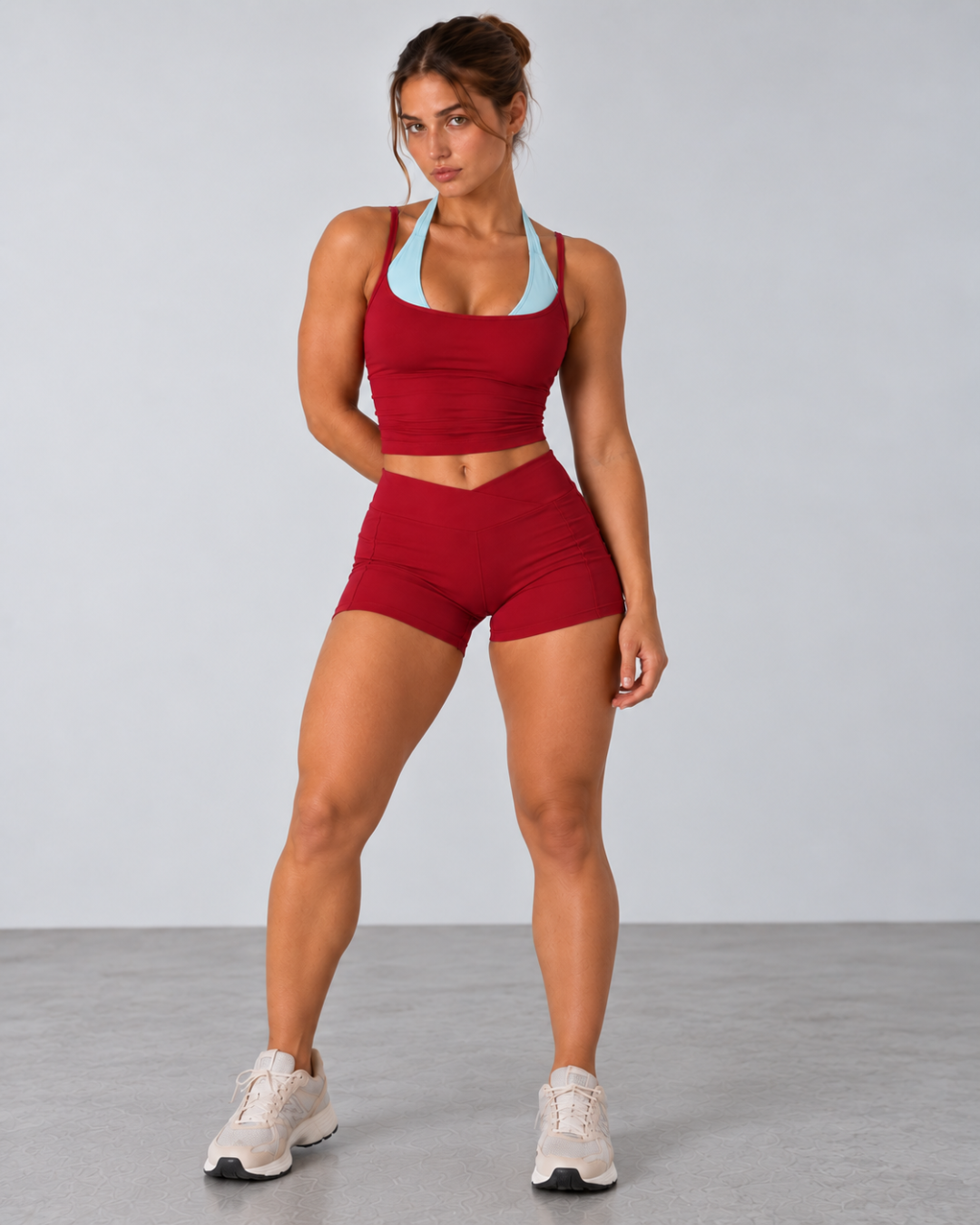 WILLED Sculpt Shorts Red